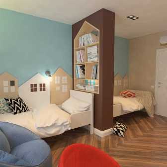 Идеи для экономии места в детской комнате: двухярусные кровати