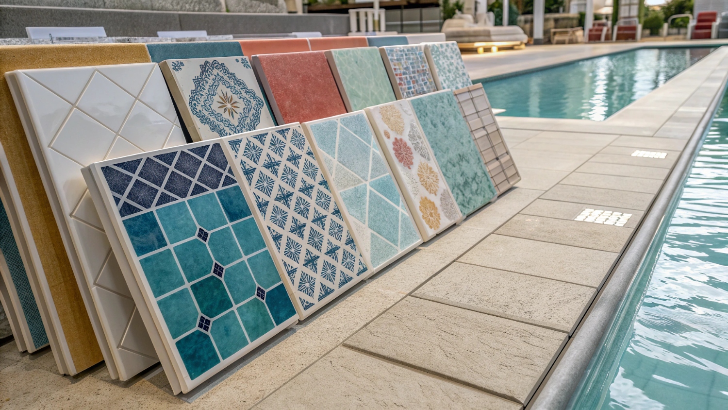 Керамическая плитка и керамогранит для облицовки бассейнов